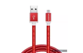 Дата кабель USB 2.0 – Micro USB 1.0m Red ADATA (AMUCAL-100CMK-CRD) - Фото