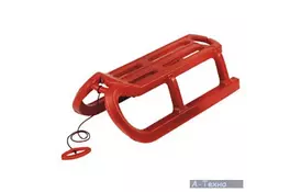 Санки Alpen Gaudi Alpen Rodel красные (996002) - Фото