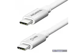 Дата кабель USB-C to USB-C 3.1 Gen2 1.0m ADATA (ACC3AL-100CM-CSV) - Фото