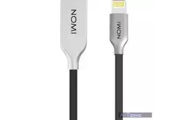 Дата кабель USB 2.0 AM to Lightning 1.0m DCMR 10i Black Nomi (260729) - Фото