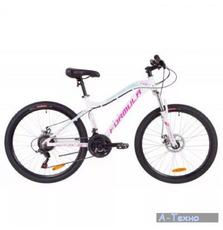 Велосипед Formula 26" MYSTIQUE 1.0 2019 AM 14G DD рама-18" Al бело-голубой (OPS-FR-26-261)