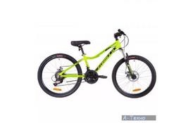 Велосипед Formula 24" ACID 1.0 2019 14G Vbr рама-12,5" Al салатно-черный (OPS-FR-24-131) - Фото