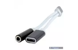 Кабель мультимедийный Type-C to Jack 3.5mm female Cablexpert (CCA-UC3.5F-02) - Фото