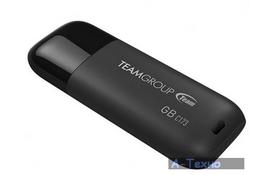 USB флеш накопичувач Team 64GB C173 Pearl Black USB 2.0 (TC17364GB01) - Фото