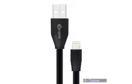 Дата кабель USB 2.0 AM to Lightning 1.5m DCF 15i Black Nomi (316199) - Фото