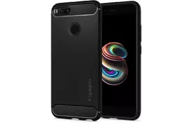 Чехол Spigen для Mi A1/5X Rugged Armor Black (S09CS23087)  - Фото
