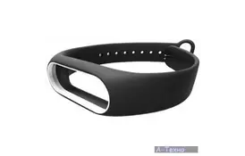 Ремінець до фітнес браслета Xiaomi Mi Band 2 black-white (Р27688) - Фото