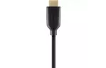 Кабель HDMI Belkin (AM/AM) High Speed w/Ethernet 2м, 180 degree angle, Black Gold