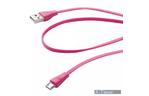 Дата кабель USB 2.0 AM to Micro 5P 1.0m pink CellularLine (USBDATACMICROUSBP)