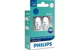 Philips W5W Ultinon 4000K 12V (11961ULW4X2) - Фото