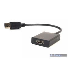 Kабель-переходник PowerPlant HDMI female - USB 3.0 M (CA910373)