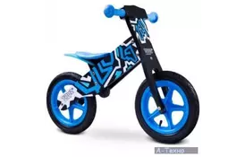 Беговел Caretero Zap Черно-синий (17543) - Фото