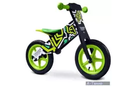 Беговел Caretero Zap Черно-зеленый (19431) - Фото