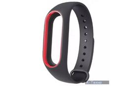 Ремешок для фитнес браслета Xiaomi Mi Band 2 black-red (Р27689) - Фото