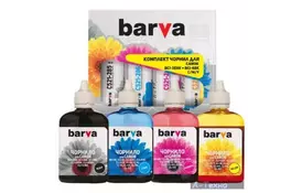 Чорнило BARVA Canon BCI-3eBK + BCI-6BK/C/M/Y (4x90 г) SET (CBCI3-090-MP) - Фото