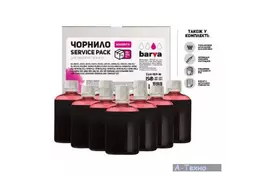 Чернила BARVA Canon/HP/Lexmark Universal №4 Magenta 10x100мл ServicePack (CU4-1SP-M) - Фото