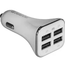 Зарядное устройство Defender UCA-05 авто, 4 порта USB, 5V / 8A (83567)