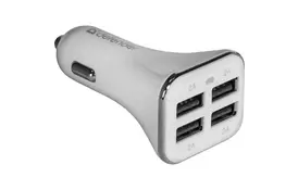 Зарядное устройство Defender UCA-05 авто, 4 порта USB, 5V / 8A (83567) - Фото