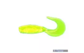 Силікон рибальський Mann's 30мм салатовый прозрачный (20 шт.) (M-035 CH) - Фото