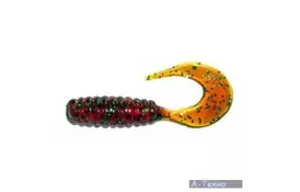 Силикон рыболовный Mann's 40мм моторное масло-хамелеон (20 шт.) (M-036 GNFMO) - Фото