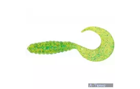 Силікон рибальський Mann's 40мм салатовый прозрачный (20 шт.) (M-036 CHGBF) - Фото