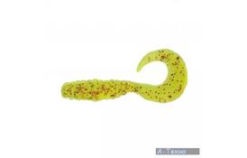 Силикон рыболовный Mann's 40мм салатовый прозрачный (20 шт.) (M-036 RFCH) - Фото