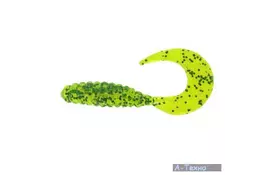 Силікон рибальський Mann's 40мм салатовый прозрачный (20 шт.) (M-036 CHP) - Фото