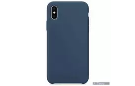 Чехол для моб. телефона MakeFuture Silicone Case Apple iPhone X Blue (MCS-AIXBL) - Фото