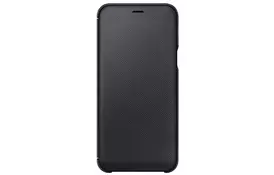 Чехол Samsung для Galaxy A6 2018 (A600) Flip Wallet Black - Фото