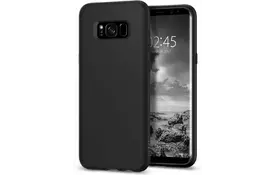 Spigen для Galaxy S8 Liquid Crystal Matte Black (565CS21613) - Фото