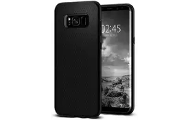 Чехол Spigen для Galaxy S8+ Liquid Air Black (571CS21663)  - Фото