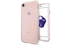 Spigen для iPhone 8/7 Liquid Crystal Glitter Rose Quartz (042CS21419) - Фото