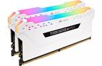 Модуль памяти CORSAIR Vengeance RGB Pro White DDR4 3000MHz 16GB Kit 2x8GB XMP (CMW16GX4M2C3000C15W)