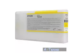 Картридж EPSON StPro 4900 yellow, 200мл (C13T653400) - Фото