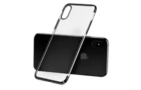 Чехол Baseus для iPhone X/Xs Glitter Black - Фото