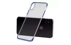 Чехол Baseus для iPhone X/Xs Glitter Blue - Фото