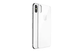 Стекло Baseus для iPhone X/Xs 0.3mm All-coverage Arc-surface Back Film Silver - Фото