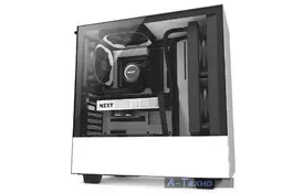 Корпус NZXT H500 White Black (CA-H500B-W1) - Фото