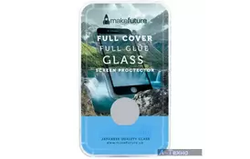 Скло захисне MakeFuture для Xiaomi Mi8 Lite Black Full Cover Full Glue (MGFCFG-XM8LB) - Фото