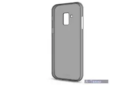 Чехол для моб. телефона MakeFuture Air Case (Clear TPU) Samsung A8 2018 Black (MCA-SA818BK) - Фото
