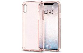 Чехол Spigen для iPhone XS Max Liquid Crystal Glitter Rose Quartz - Фото