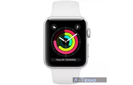 Смарт-часы Apple Watch Series 3 GPS, 38mm Silver Aluminium Case (MTEY2FS/A) - Фото
