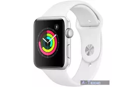 Смарт-часы Apple Watch Series 3 GPS, 42mm Silver Aluminium Case (MTF22FS/A) - Фото