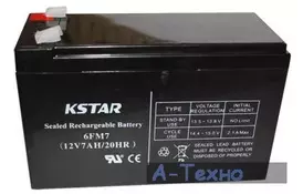 Аккумуляторная батарея KSTAR 12В 7 Ач (6-FM-7) - Фото