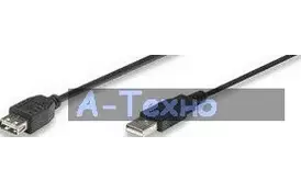 Дата кабель USB 2.0 AM/AF 10.0m Manhattan (150248) - Фото