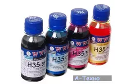 Чернила WWM HP № 21/129/131 BP/C/M/Y SET (H35SET-2) - Фото