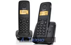 Телефон DECT Gigaset A120 DUO Black (L36852H2401S301) - Фото