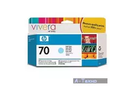 Картридж HP DJ No. 70 Light Cyan (C9390A) - Фото