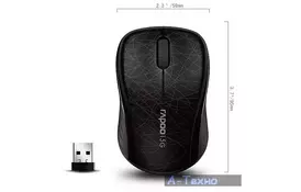 Мышка Rapoo 3100p Black - Фото
