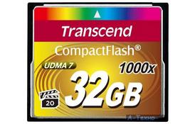 Карта памяти Transcend 32Gb Compact Flash 1000x (TS32GCF1000) - Фото